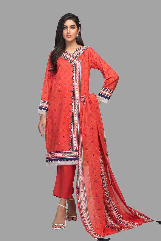 Imperial Red -2 Pc Bonanza Satrangi Summer Volume 2 2021