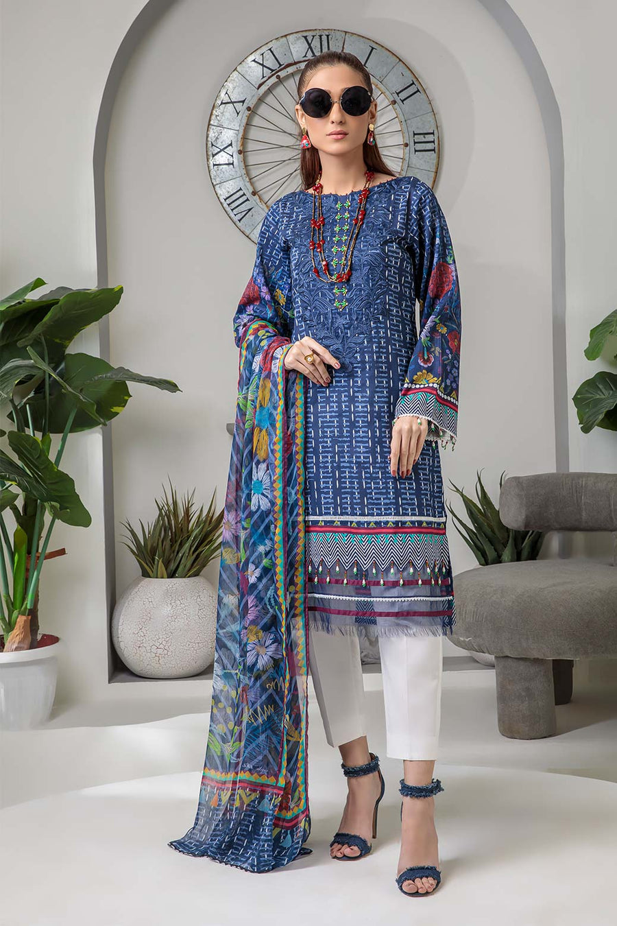 Bonanza Satrangi Floralicious Rst222p11 Summer Collection 2022 Online Shopping