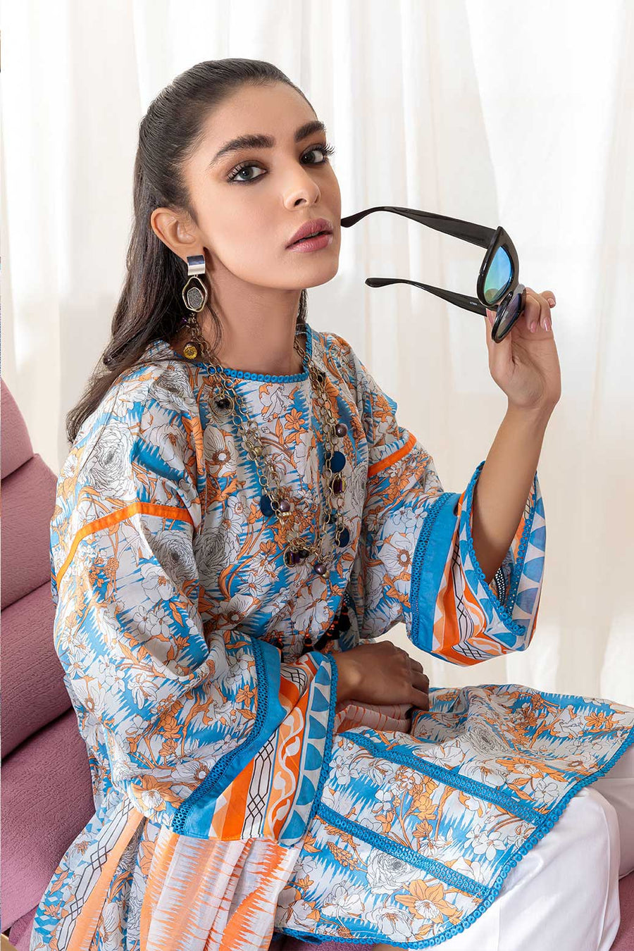 Bonanza Satrangi Rst223p04 L Gray Eid Prints 2022 Online Shopping