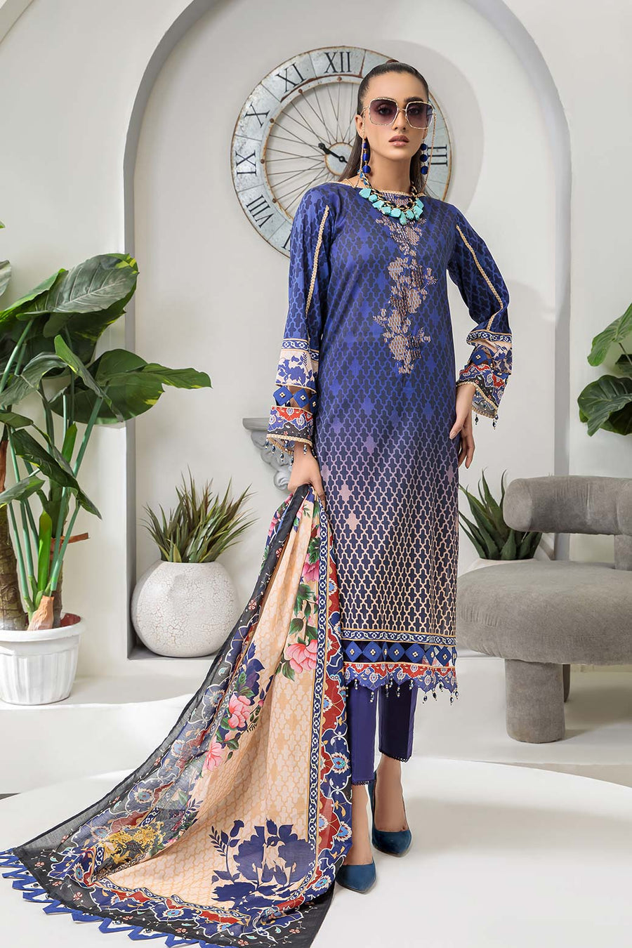 Bonanza Satrangi Ebony Dream Rst223p27 Summer Collection 2022 Online Shopping