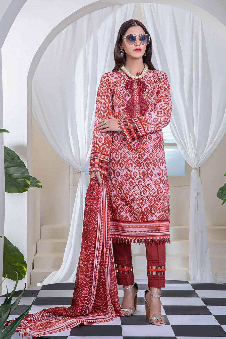 Bonanza Satrangi Azal Rst223p35 Summer Collection 2022 Online Shopping