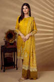 Bonanza Satrangi Mustard Khaddar Suit (RWO223P10A) Winter Collection 2022 Online Shopping