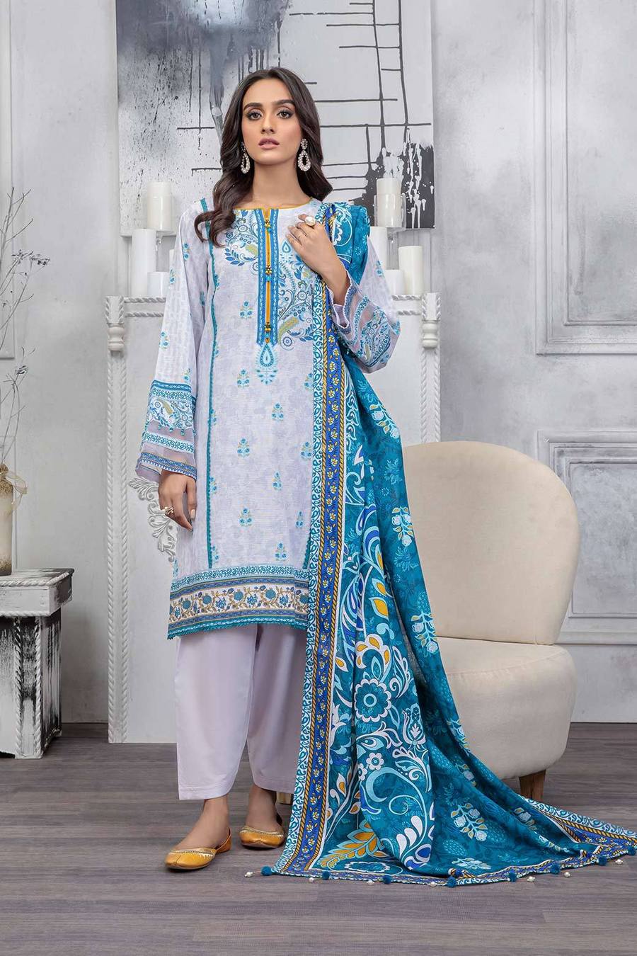 Rwr213p53 Ash White Bonanza Satrangi Winter New Edition 2021