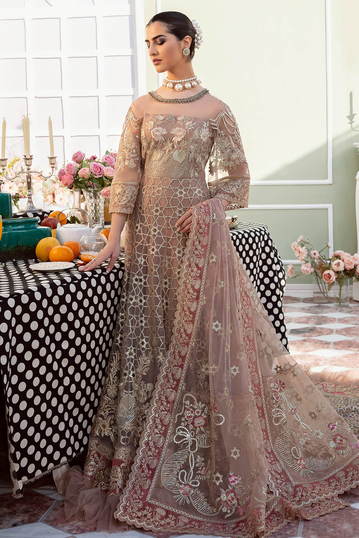 Imrozia Premium S-1070 Perle Maia Luxury Chiffon Collection Online Shopping