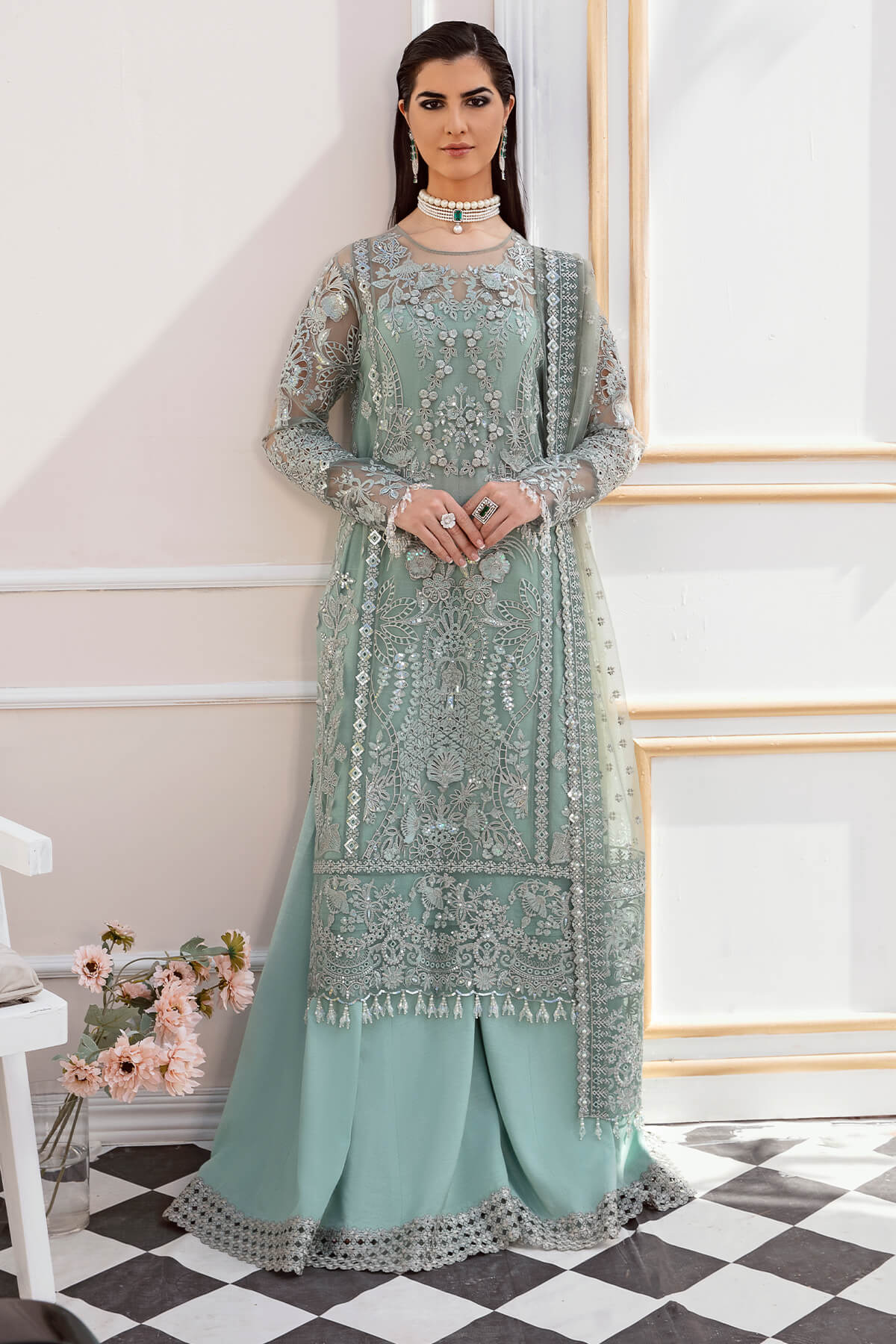 Imrozia Premium S-1072 Estelle Maia Luxury Chiffon Collection Online Shopping