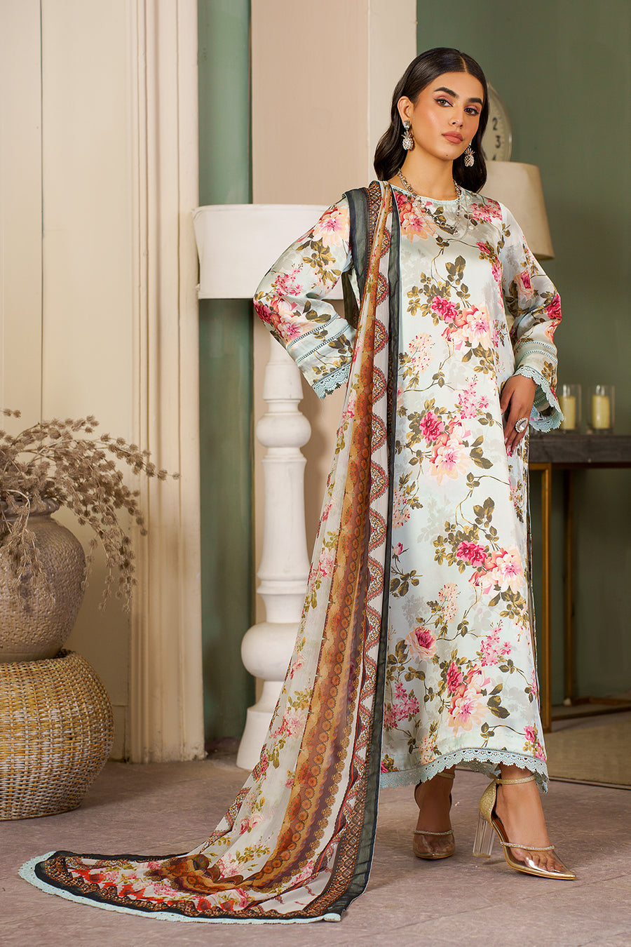 Zarif ZSP 02 Aqua Print Lawn Collection Online Shopping