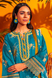Alkaram SEC-16-24 Teal Blue Rang E Bahar Collection Online Shopping