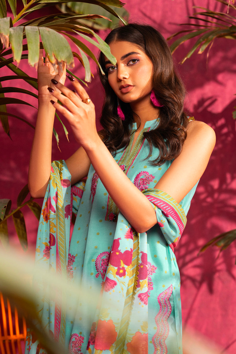 Alkaram SEC-17-24-Light Blue Rang E Bahar Collection Online Shopping