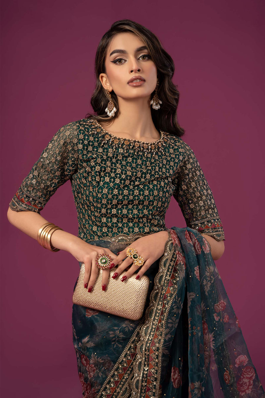 Maria B SF-EF24-08 Evening Wear Collection Online Shopping