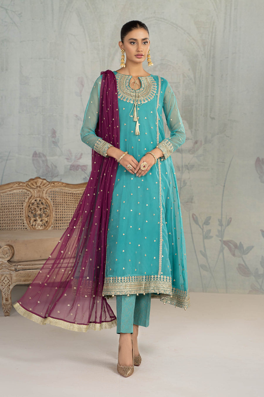 Maria B Ferozi SF-W20-87-AA Luxury Evening Wears Online Shopping