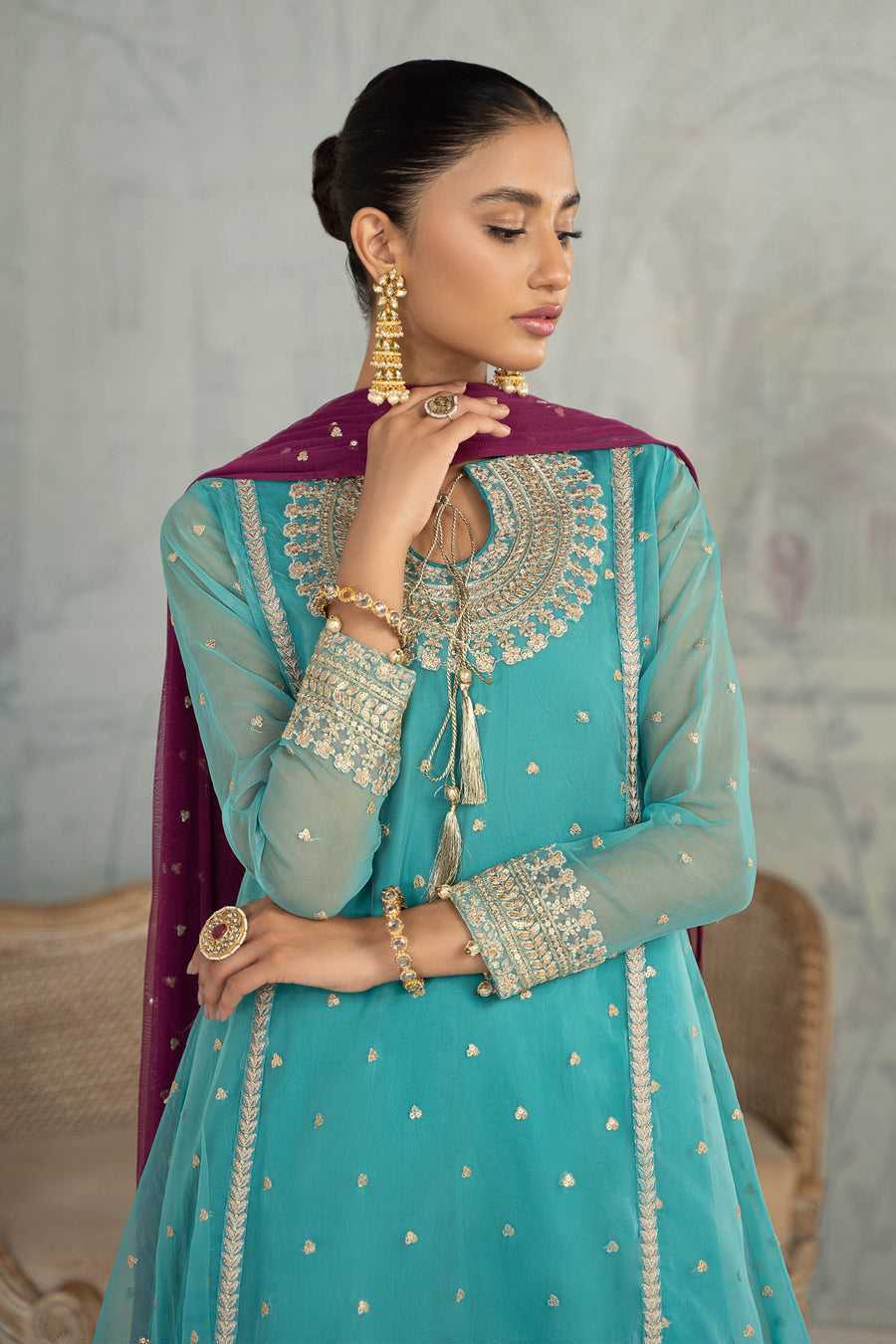 Maria B Ferozi SF-W20-87-AA Luxury Evening Wears Online Shopping