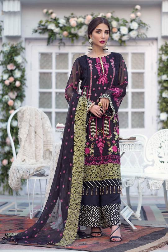 Bonanza Satrangi Skv21v13p5 Black Khoob Collection 2021