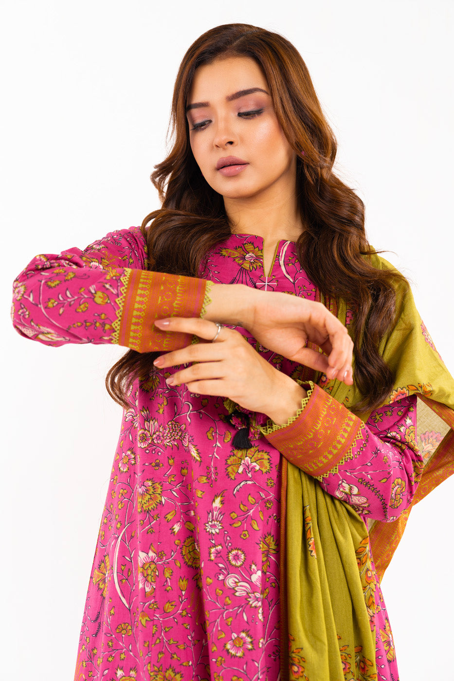 Alkaram Studio SS-10-1-24 Pink Spring Summer Collection Online Shopping