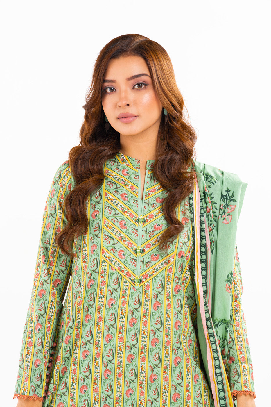 Alkaram Studio SS-17-1-24 Green Spring Summer Collection Online Shopping