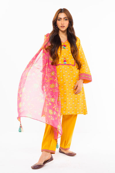 Alkaram Studio SS-25-1-24 Yellow Spring Summer Collection Online Shopp ...