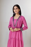Bonanza Satrangi Pink Cambric Kurti Ssk221p05 Eid Pret 2022 Online Shopping