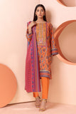 Bonanza Satrangi Orange Lawn Suit Ssk223p35 Eid Pret 2022 Online Shopping