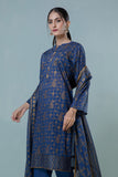 Bonanza Satrangi Blue Lawn Suit Ssk223p53 Eid Pret 2022 Online Shopping