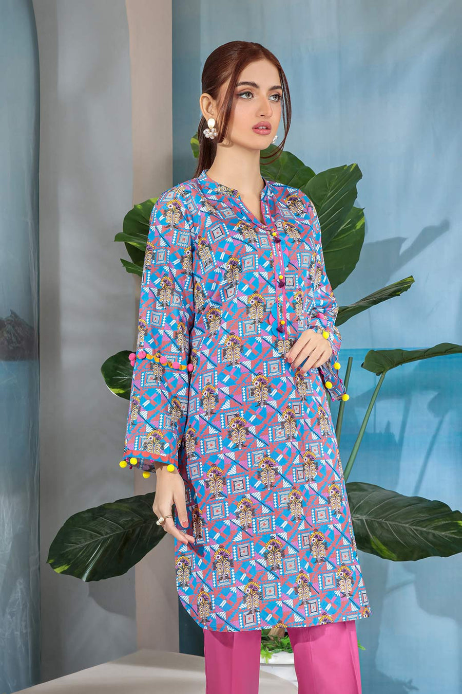 Bonanza Satrangi Scallops Sso222p05 Summer Collection 2022 Online Shopping