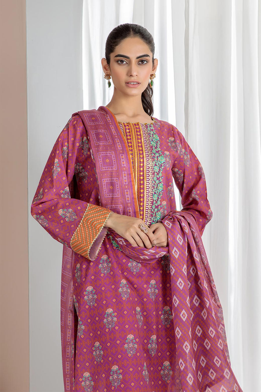 Bonanza Satrangi Sso222p09 Purple Eid Prints 2022 Online Shopping