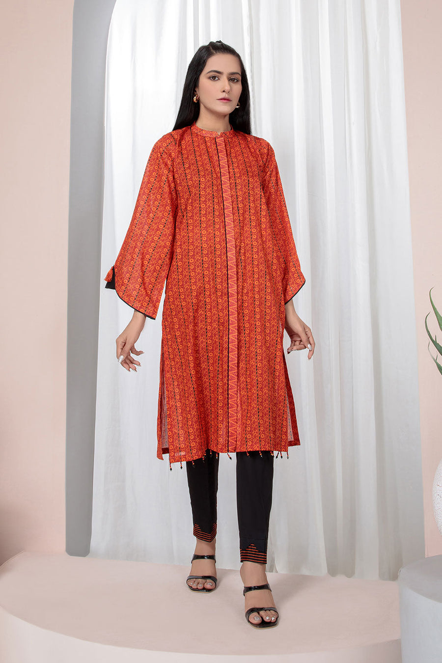 Bonanza Satrangi Sso222p16 Red Eid Prints 2022 Online Shopping