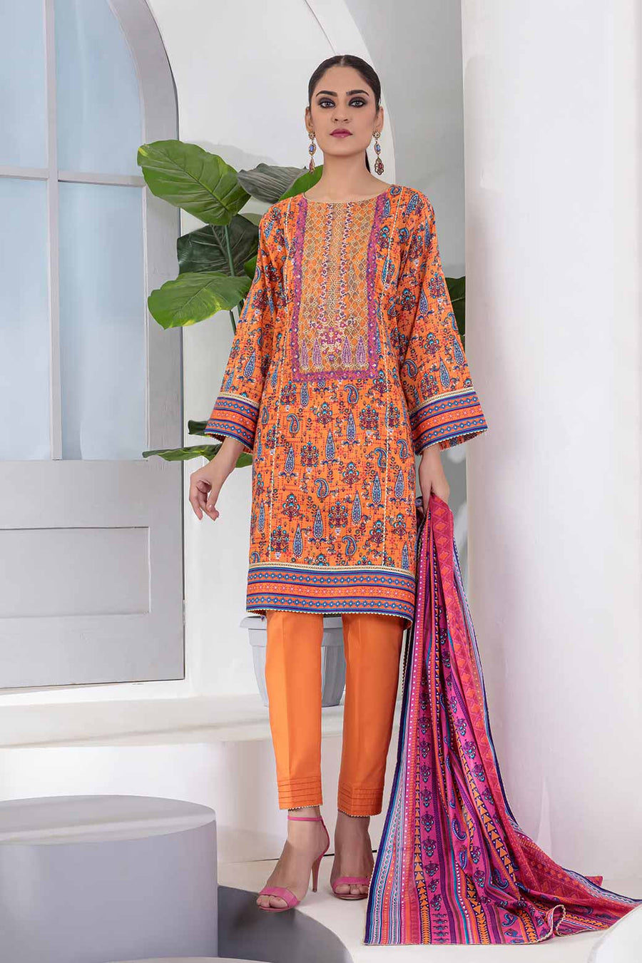 Bonanza Satrangi Cypress Sso223p21 Summer Collection 2022 Online Shopping