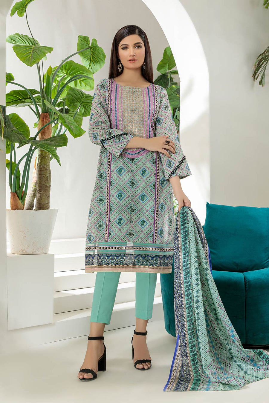 Bonanza Satrangi Pastel Sso223p46 Summer Collection 2022 Online Shopping