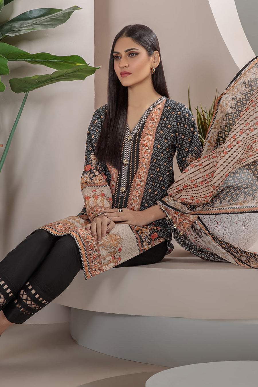 Bonanza Satrangi Fantasy Sso223p52 Summer Collection 2022 Online Shopping