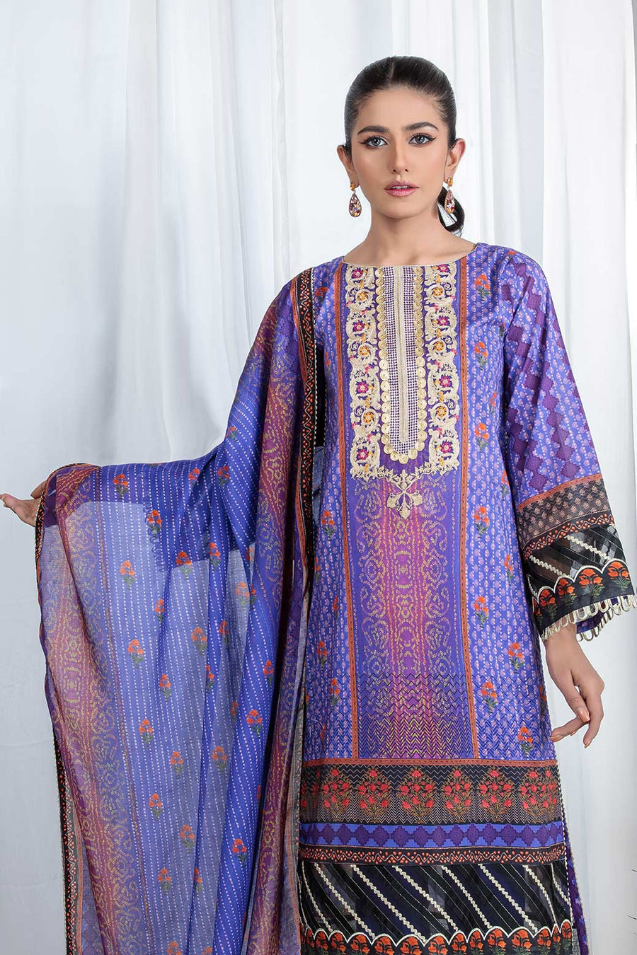 Bonanza Satrangi Sso223p57 Purple Eid Prints 2022 Online Shopping
