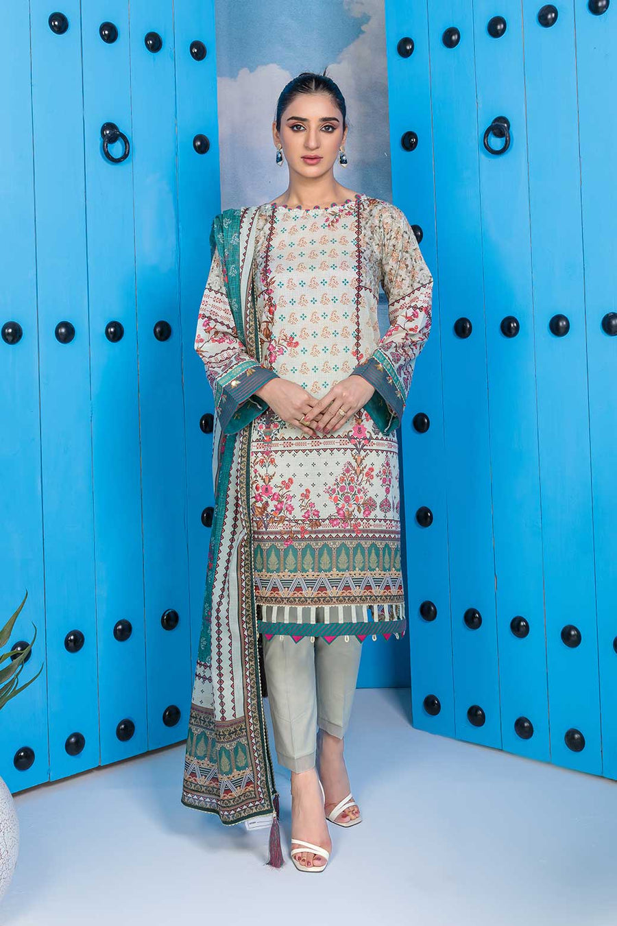 Bonanza Satrangi Ssr223p56 L Gray Eid Prints 2022 Online Shopping
