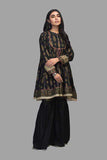 Black-lawn-kurti Bonanza Satrangi Summer Volume 2 2021