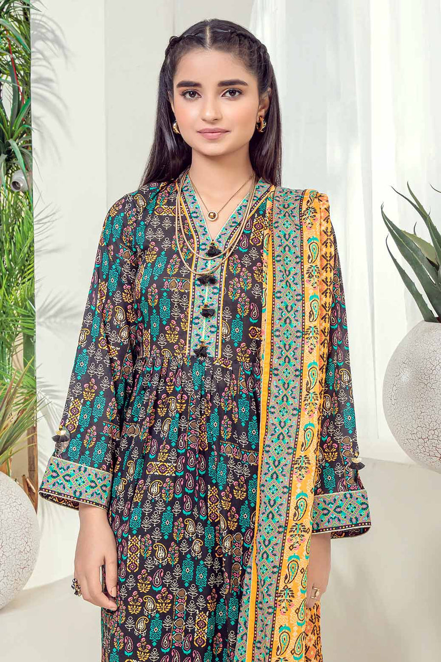 Bonanza Satrangi Sst223p02 Black Eid Prints 2022 Online Shopping