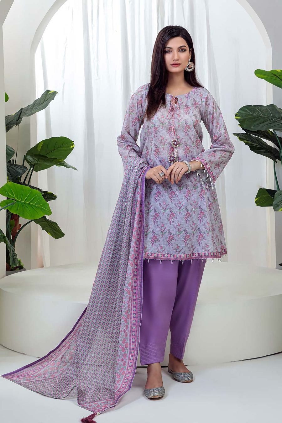 Bonanza Satrangi Sst223p04 Lilac Eid Prints 2022 Online Shopping