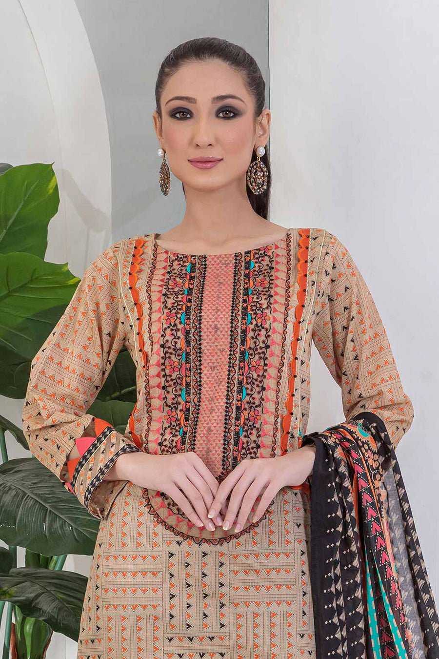 Bonanza Satrangi Hem Line Sst223p17 Summer Collection 2022 Online Shopping