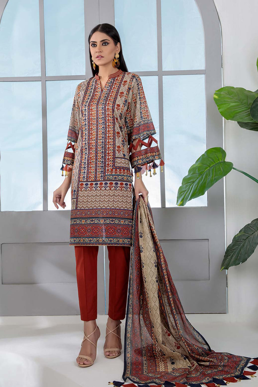 Bonanza Satrangi Iced Coffee Sst223p25 Summer Collection 2022 Online Shopping