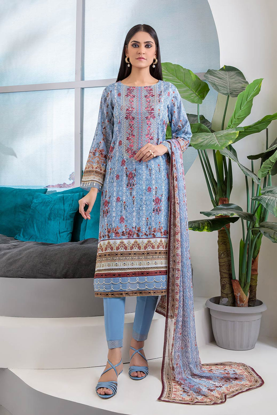 Bonanza Satrangi Gracious Sst223p46 Summer Collection 2022 Online Shopping