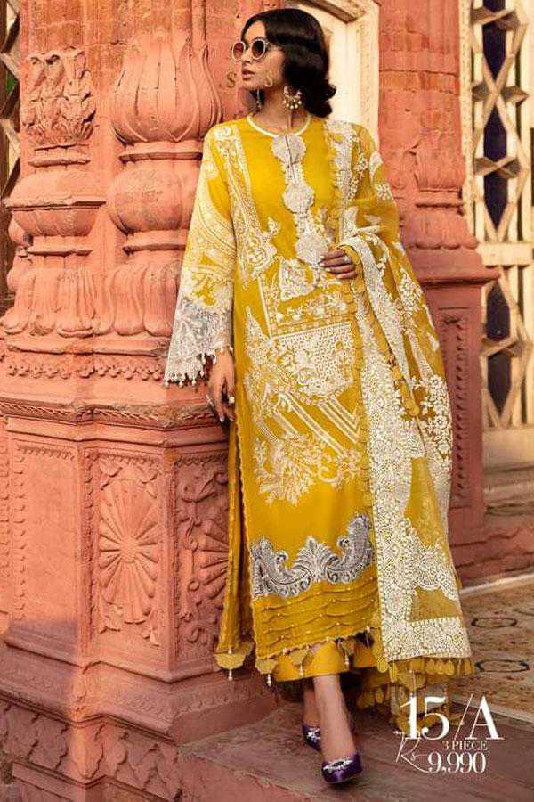 Design 15A Sana Safinaz Luxury Lawn 2021