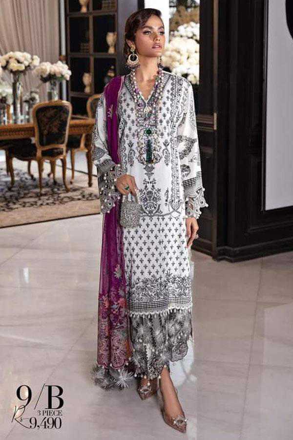 Design 9B Sana Safinaz Luxury Lawn 2021