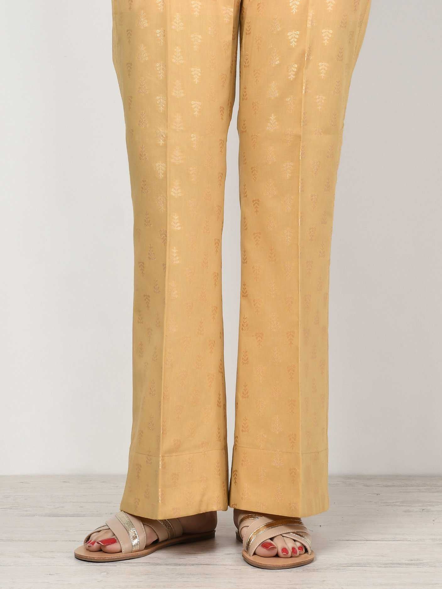 Limelight Unstitched Jacquard Trouser - Beige U0781-LSF-BGE 2019 | Limelight Sale 2020