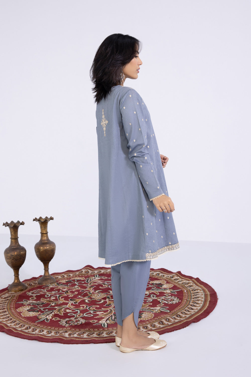 Sapphire U2E CL22V8 10 1 S 2 Piece - Embroidered Karandi Suit Winter Vol 1 2022 Online Shopping