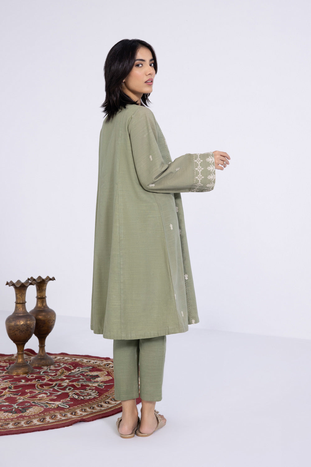 Sapphire U2E CL22V8 16 1 S 2 Piece - Embroidered Khaddar Suit Winter Vol 1 2022 Online Shopping