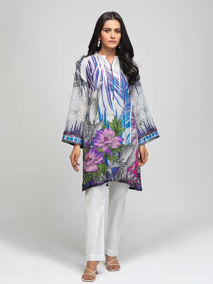 Lawn Kurti Uk 00036 Salitex Summer Collection 2021