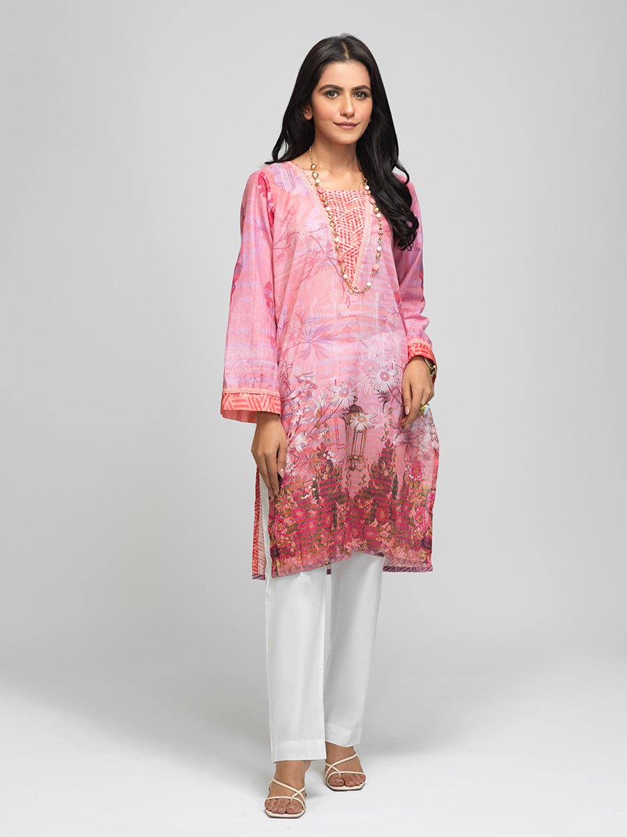 Lawn Kurti Uk 00035 Salitex Summer Collection 2021