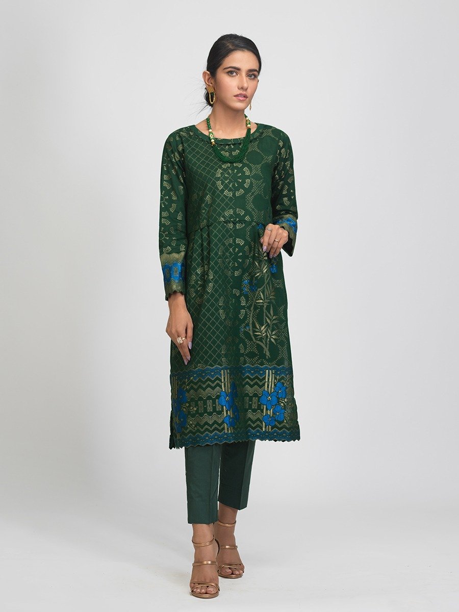 Lawn Jacquard Shirt Casual Pret Cp 00052 Salitex Summer Collection 2021