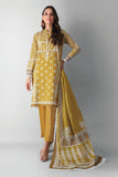 A210511 Yellow Khaadi Autumn Collection 2021
