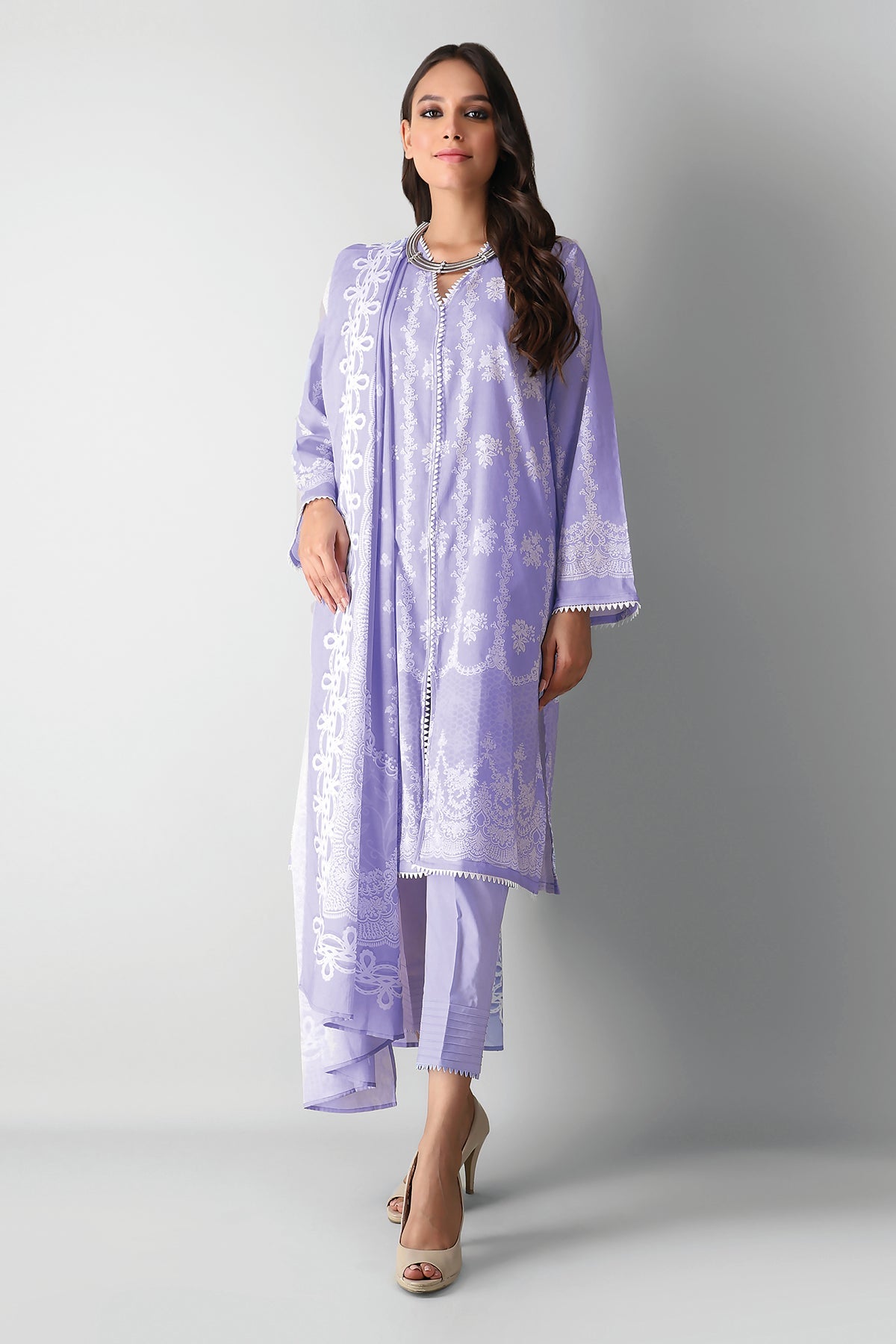 A210522 Yellow Khaadi Autumn Collection 2021