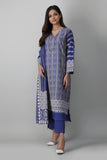 Khaadi A21248 Blue Summer Lawn 2021