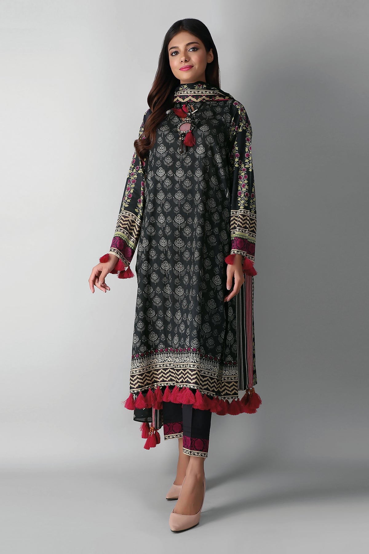 A21316 Black Khaadi Autumn Collection 2021