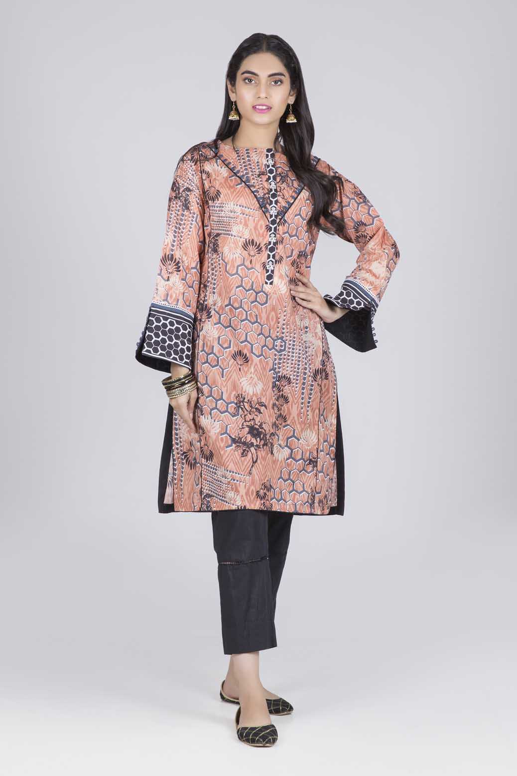 Bonanza Satrangi Flora Hive - 1 PcSummer Spring Lawn Collection Vol 1 2020 | Bonanza Lawn