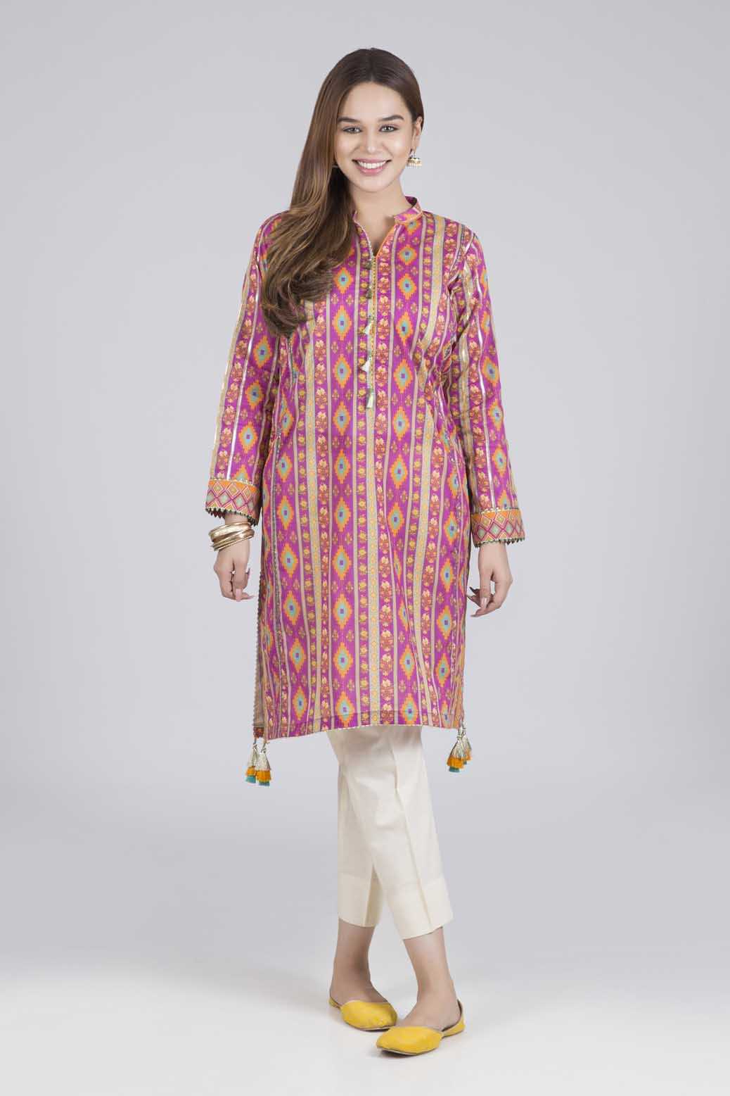 Bonanza Satrangi Ethnic Strings B - 1 PcSummer Spring Lawn Collection Vol 1 2020 | Bonanza Lawn